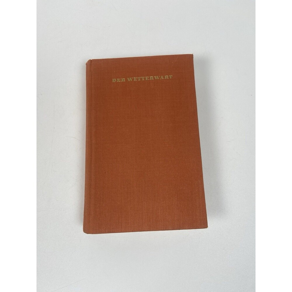 Jakob Christoph Heer Der Wetterwart 1949 German Hardcover Cotta Stuttgart